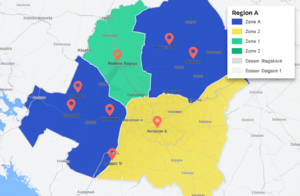 AROHON Labs service coverage map